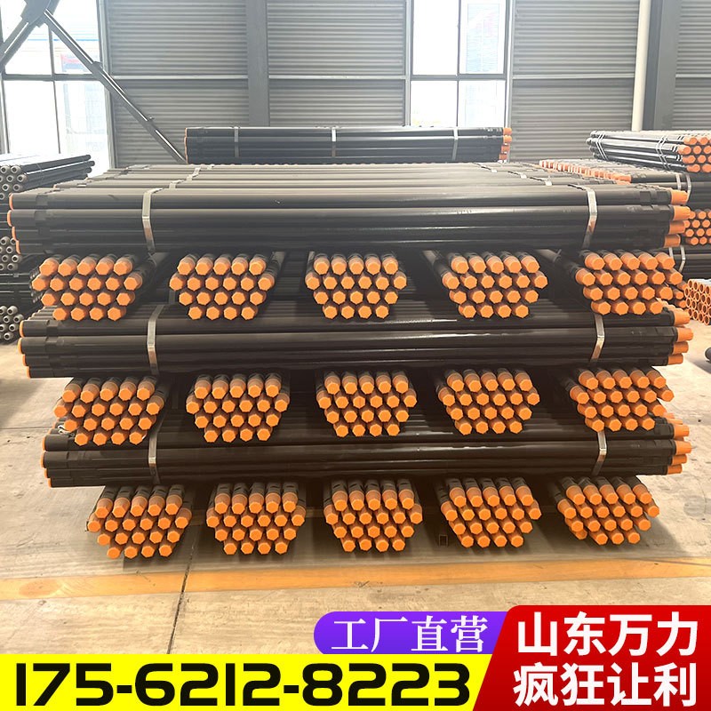 89mm水井钻机钻杆 探矿钻机钻具气动打井机76mm钻杆 取芯钻机钻具图3