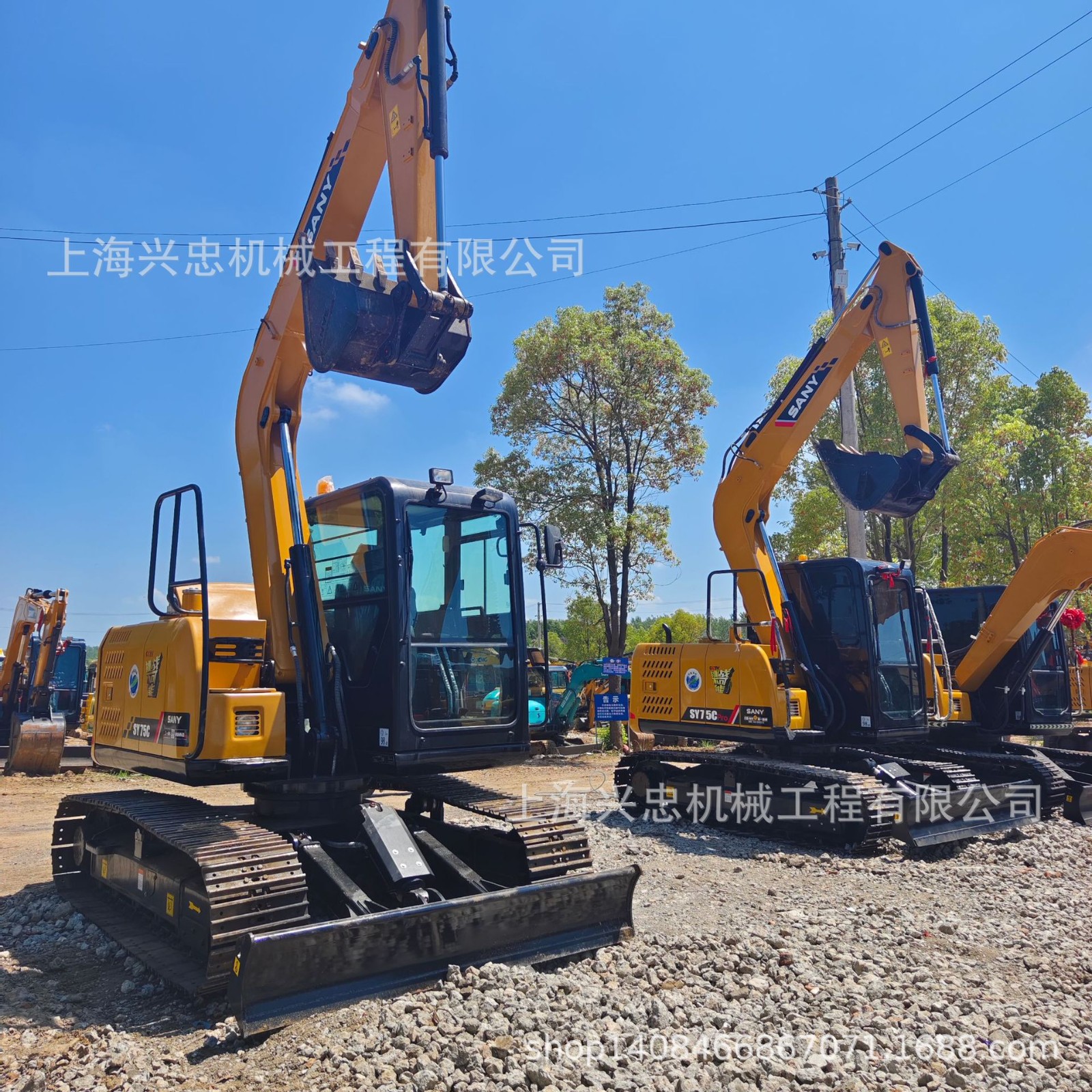 外贸出售二手挖掘机 三一SY60C 75C挖掘机 国产进口大中小型挖机图2