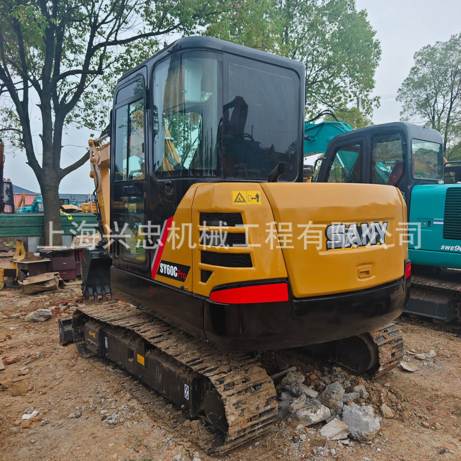 【转让】9成新二手三一60C挖掘机 斗山DX55-60-80型挖掘机图2