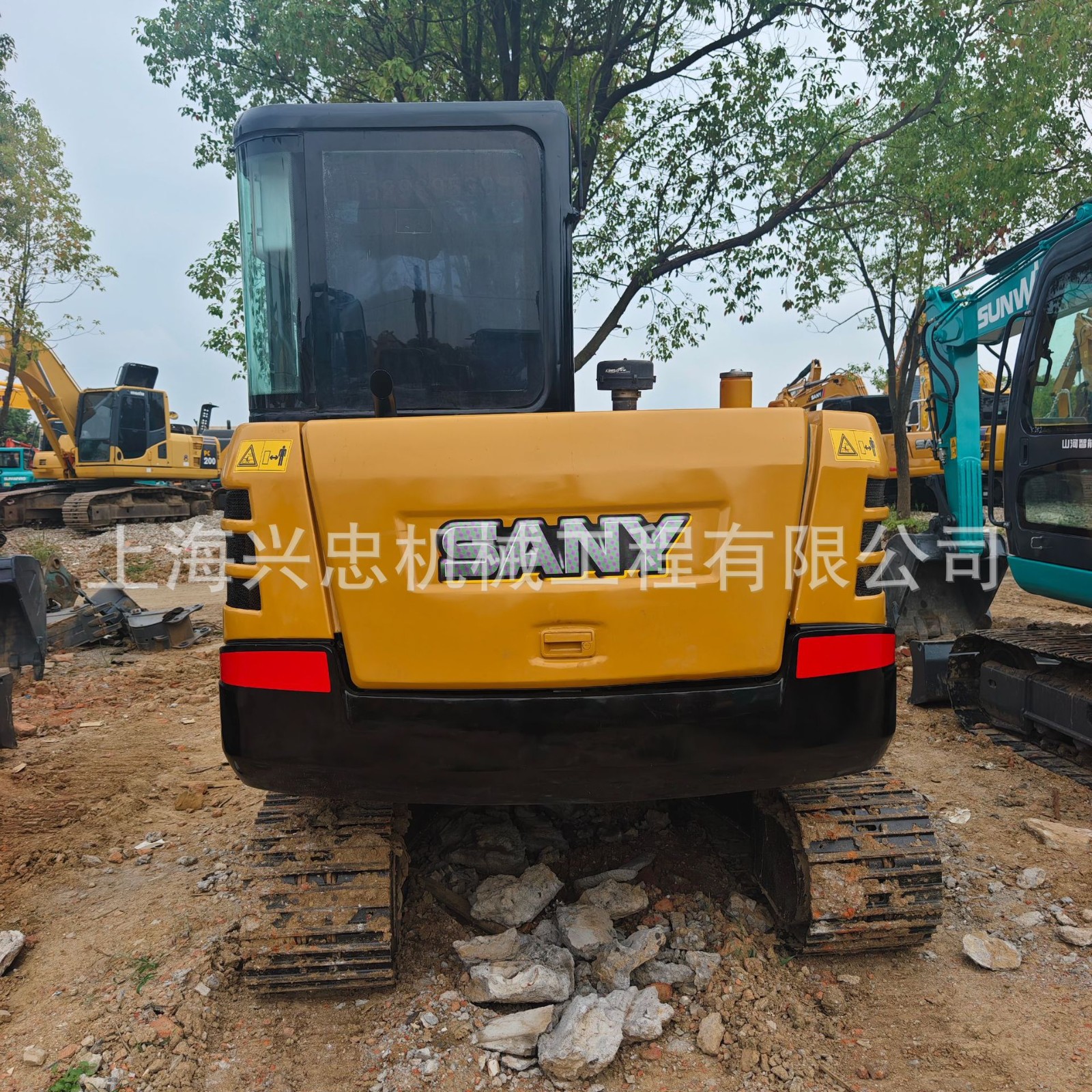 sany重工60C二手挖掘机的一键启动 三一75C电动挖掘机现货图2