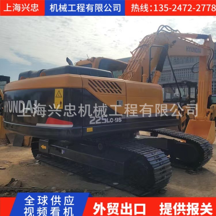 二手原装现代225LC-9S挖掘机卡特三一斗山工厂直销图1