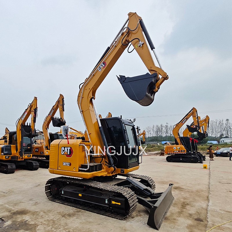 源头履带式挖掘机 cat307建筑施工小型挖机 农用果园 微型挖土机图3